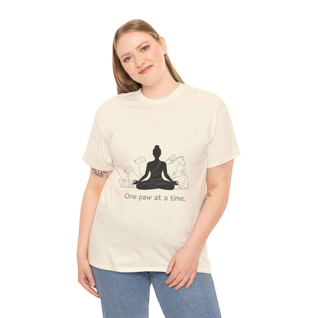 Mindful Pet Lover Tee - One Paw at a Time