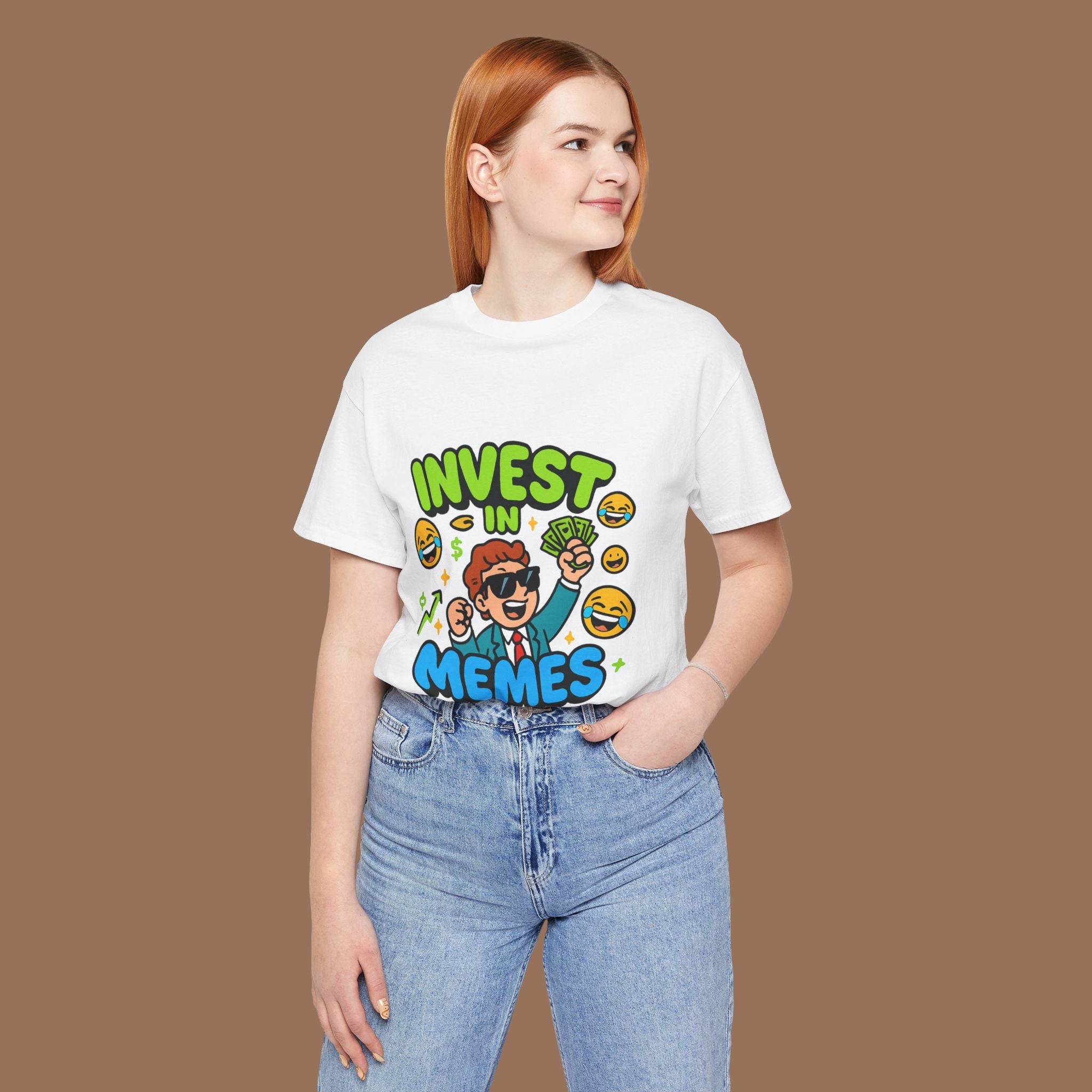 Meme Unisex Tee - Invest in Memes, Funny Shirt - YOUSTOMIZE