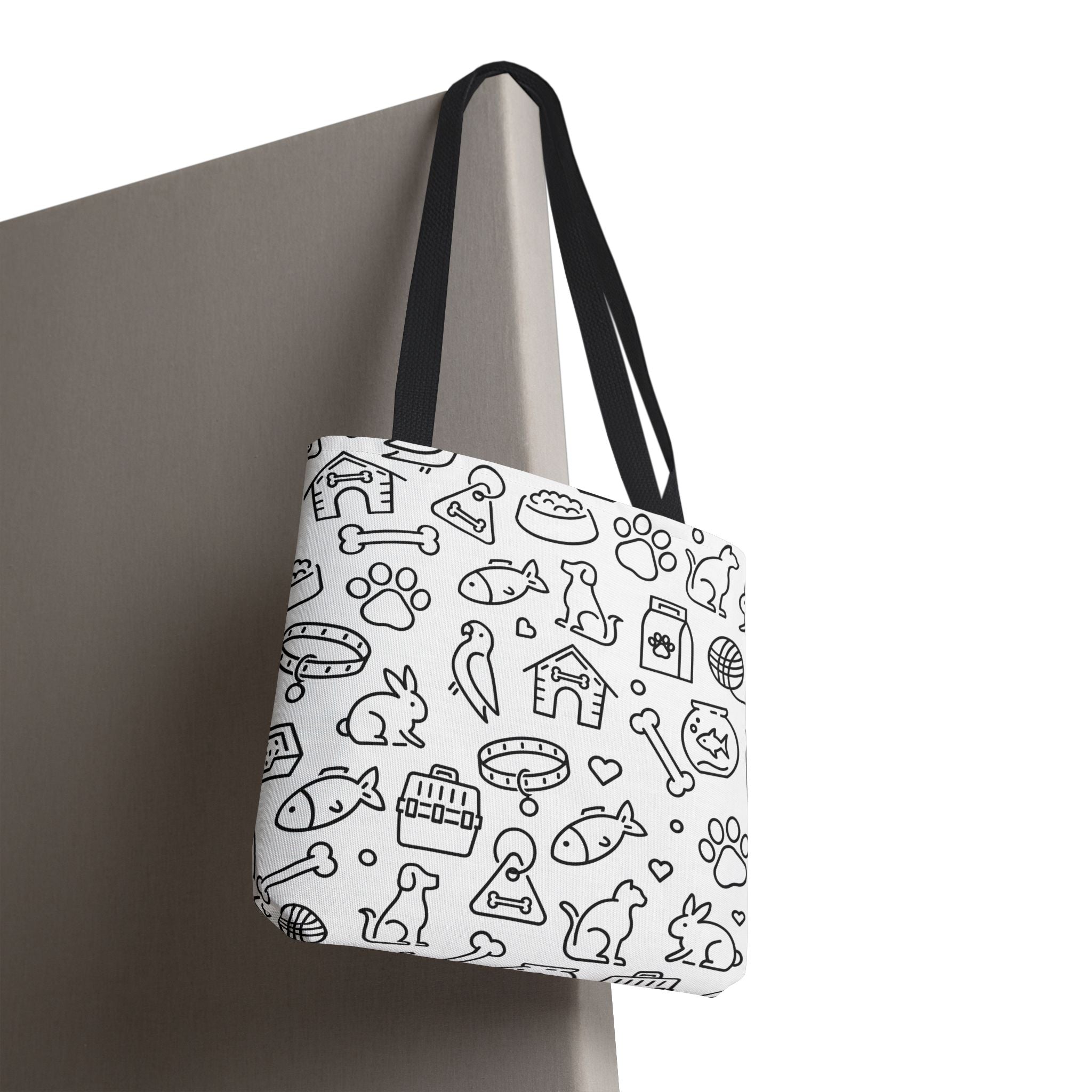 Pet Lover's All-Over Print Tote Bag - Fun Animal Design