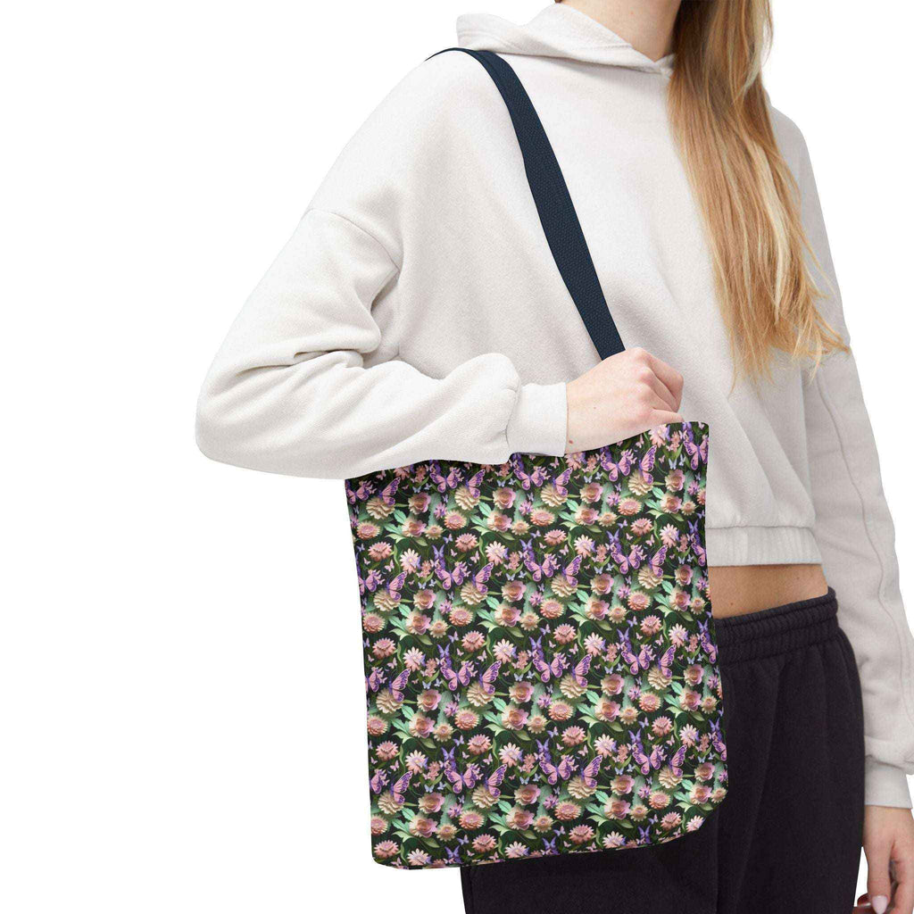 Floral Pattern Tote Bag - Stylish Eco-Friendly Accessory for Everyday Use