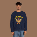 F-Caw-F Funny Chicken Sweatshirt, Unisex Crewneck, Gift for Chicken Lovers, Casual Wear, Cozy Outfit