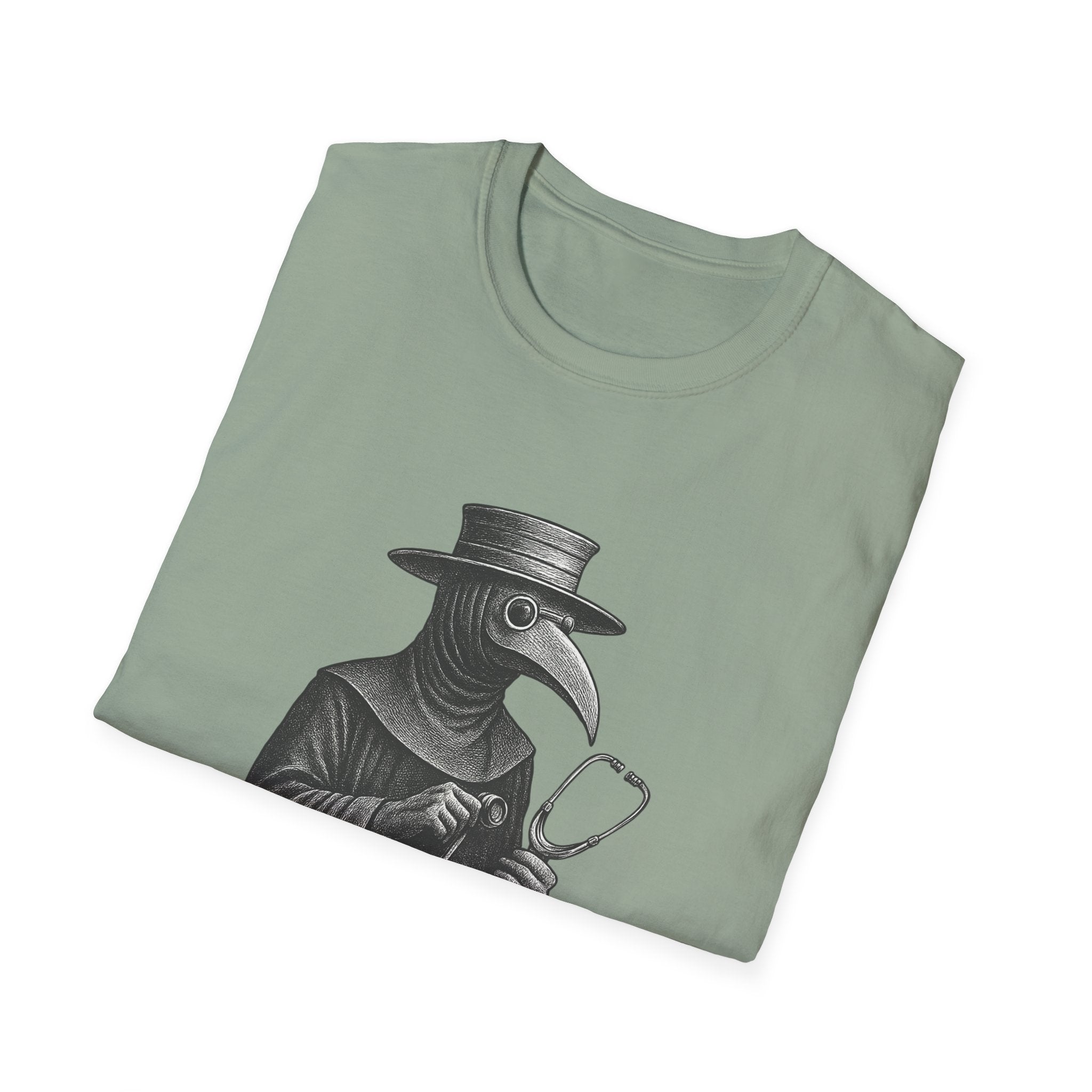Vintage Plague Doctor T-Shirt - Funny Graphic Tee for Medical Professionals and Halloween Costume - Unisex Casual Wear Product vendor