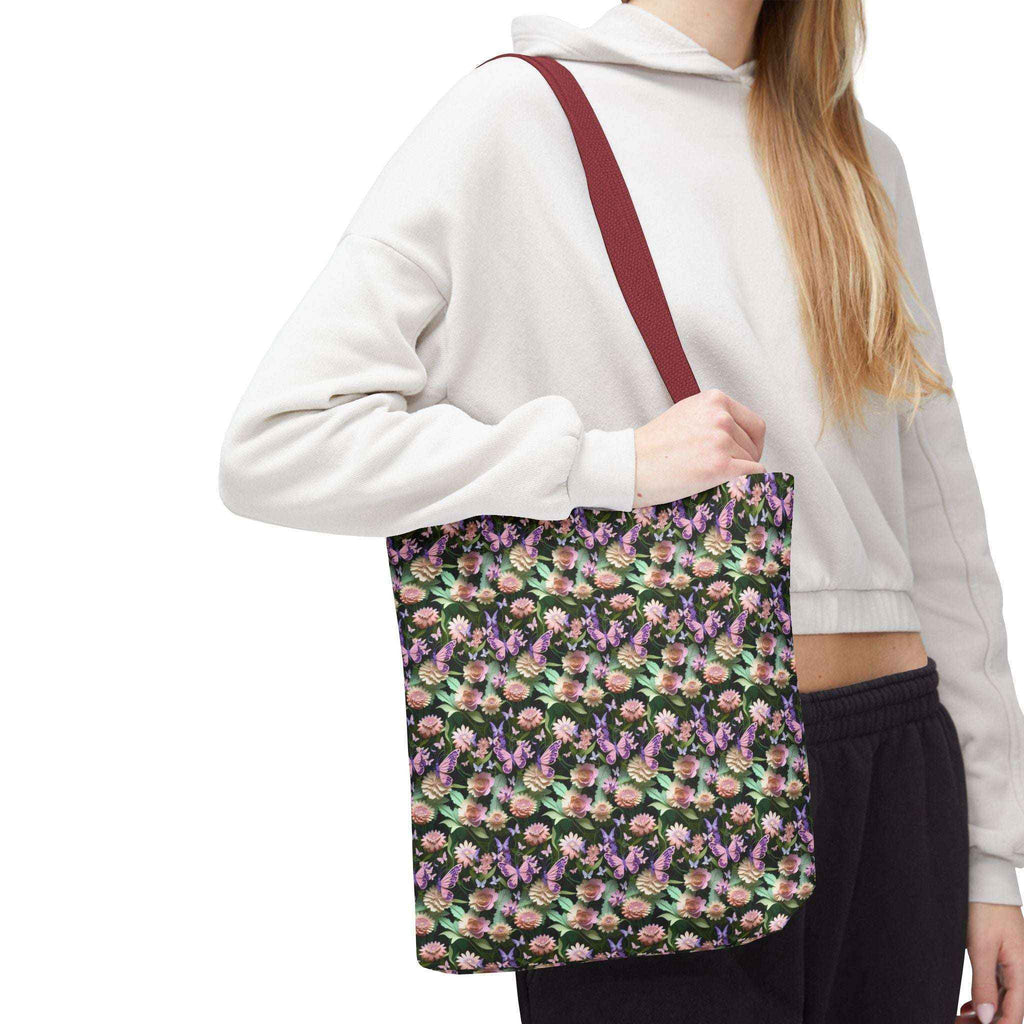 Floral Pattern Tote Bag - Stylish Eco-Friendly Accessory for Everyday Use