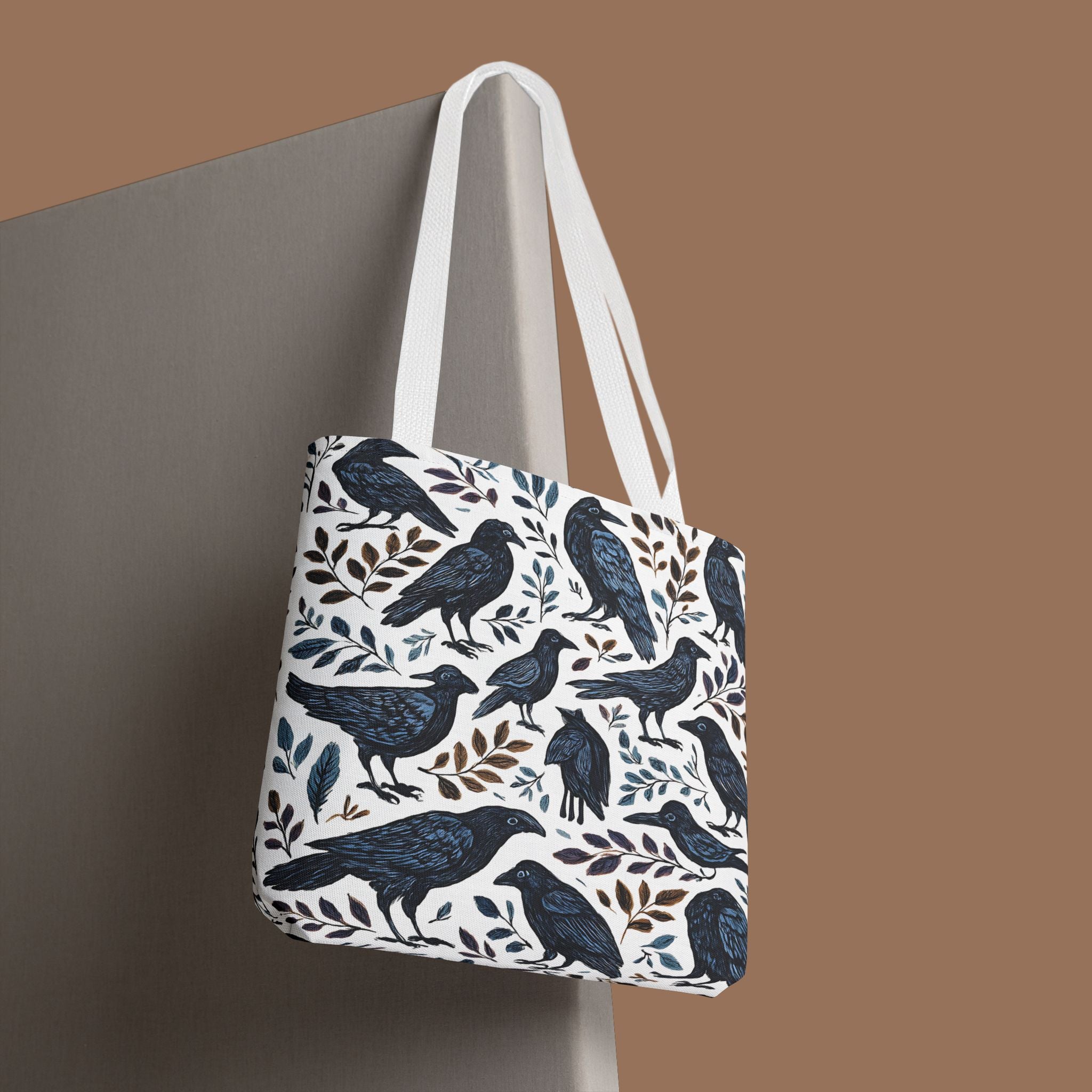 Nature-Inspired Tote Bag, Eco-Friendly Bag for Shopping, Beach, Travel, Gift for Bird Lovers, Floral Print Bag, Versatile Everyday Carry - YOUSTOMIZE