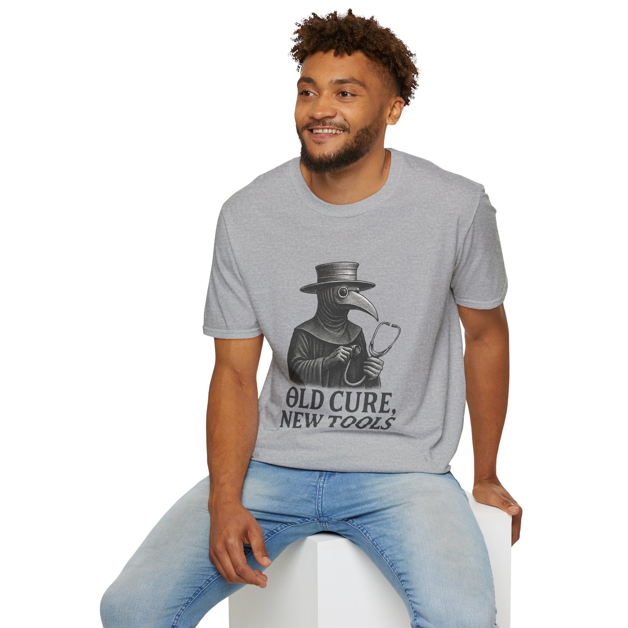 Vintage Plague Doctor T-Shirt - Funny Graphic Tee for Medical Professionals and Halloween Costume - Unisex Casual Wear Product vendor