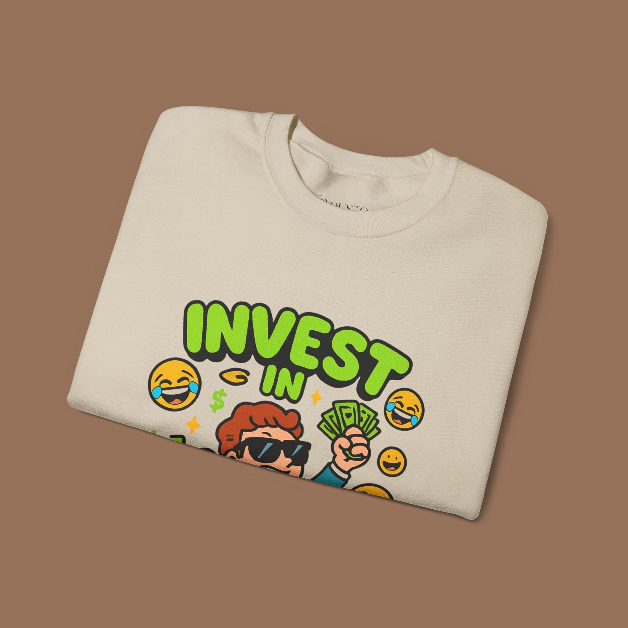 Unisex Sweatshirt - Funny Invest in Memes Design - YOUSTOMIZE