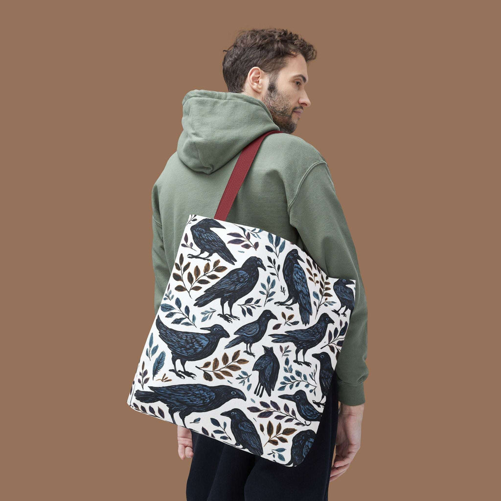 Nature-Inspired Tote Bag, Eco-Friendly Bag for Shopping, Beach, Travel, Gift for Bird Lovers, Floral Print Bag, Versatile Everyday Carry - YOUSTOMIZE