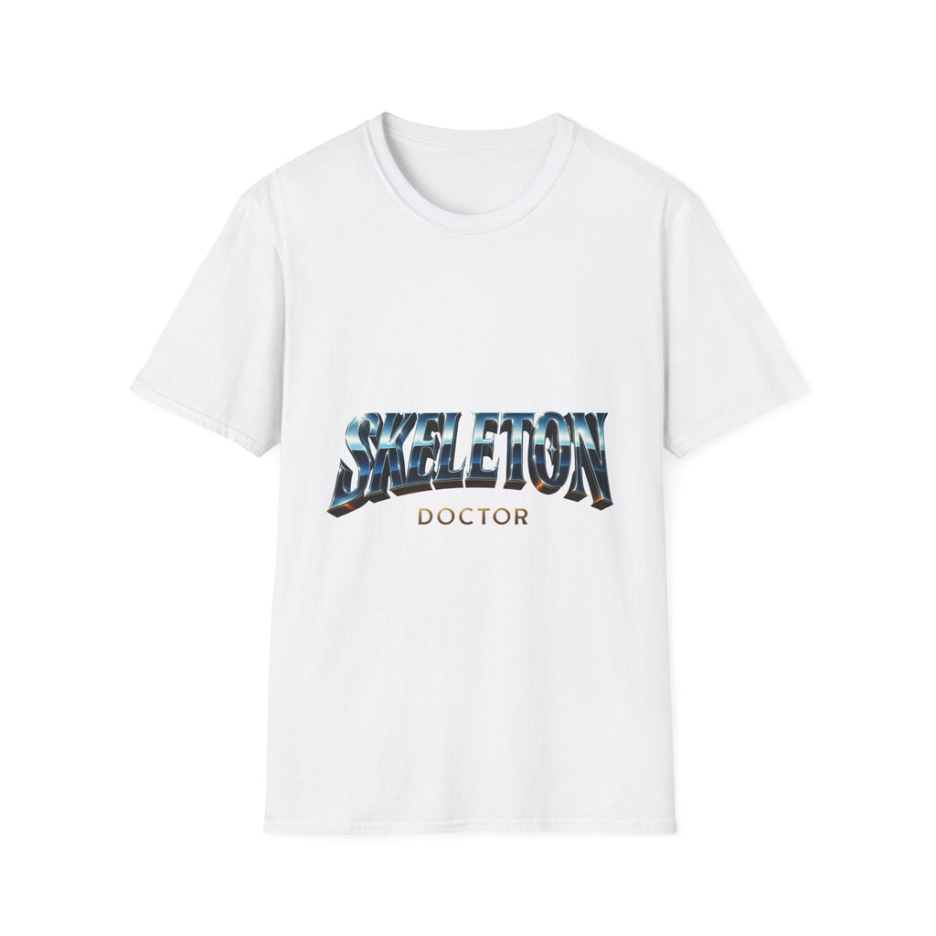 Skeleton Doctor Unisex Softstyle T-Shirt | Fun Halloween Tee, Cute Gift for Medical Professionals, Skeleton Shirt, Spooky Product vendor