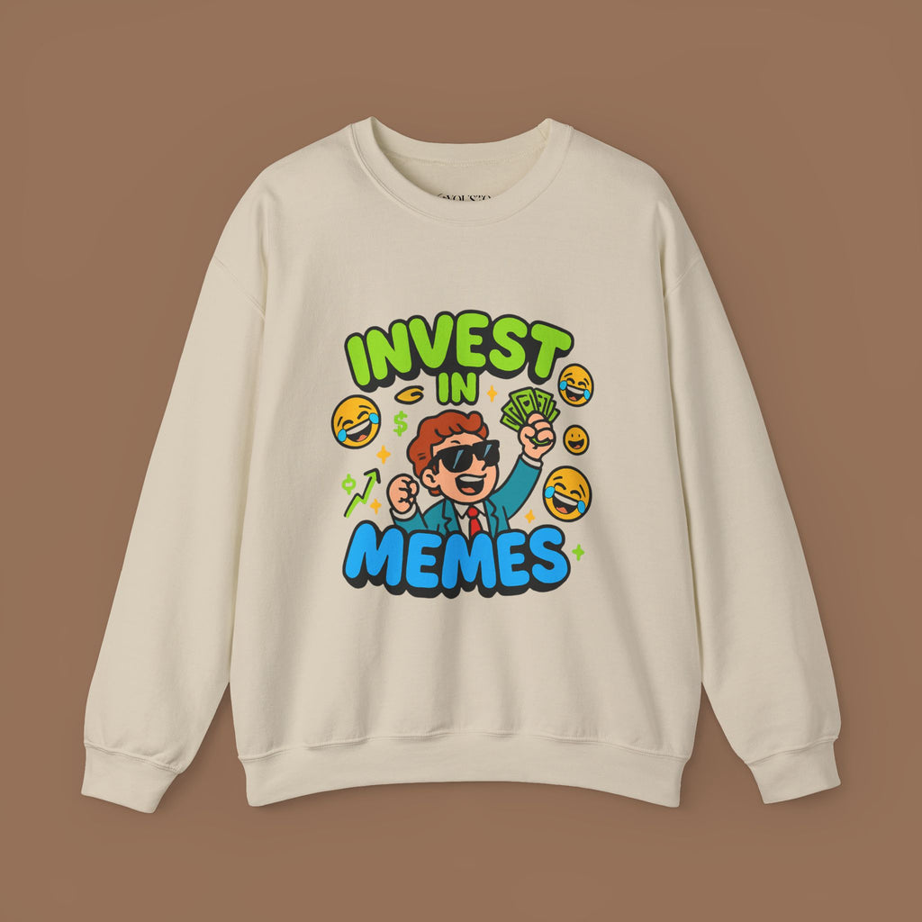 Unisex Sweatshirt - Funny Invest in Memes Design - YOUSTOMIZE