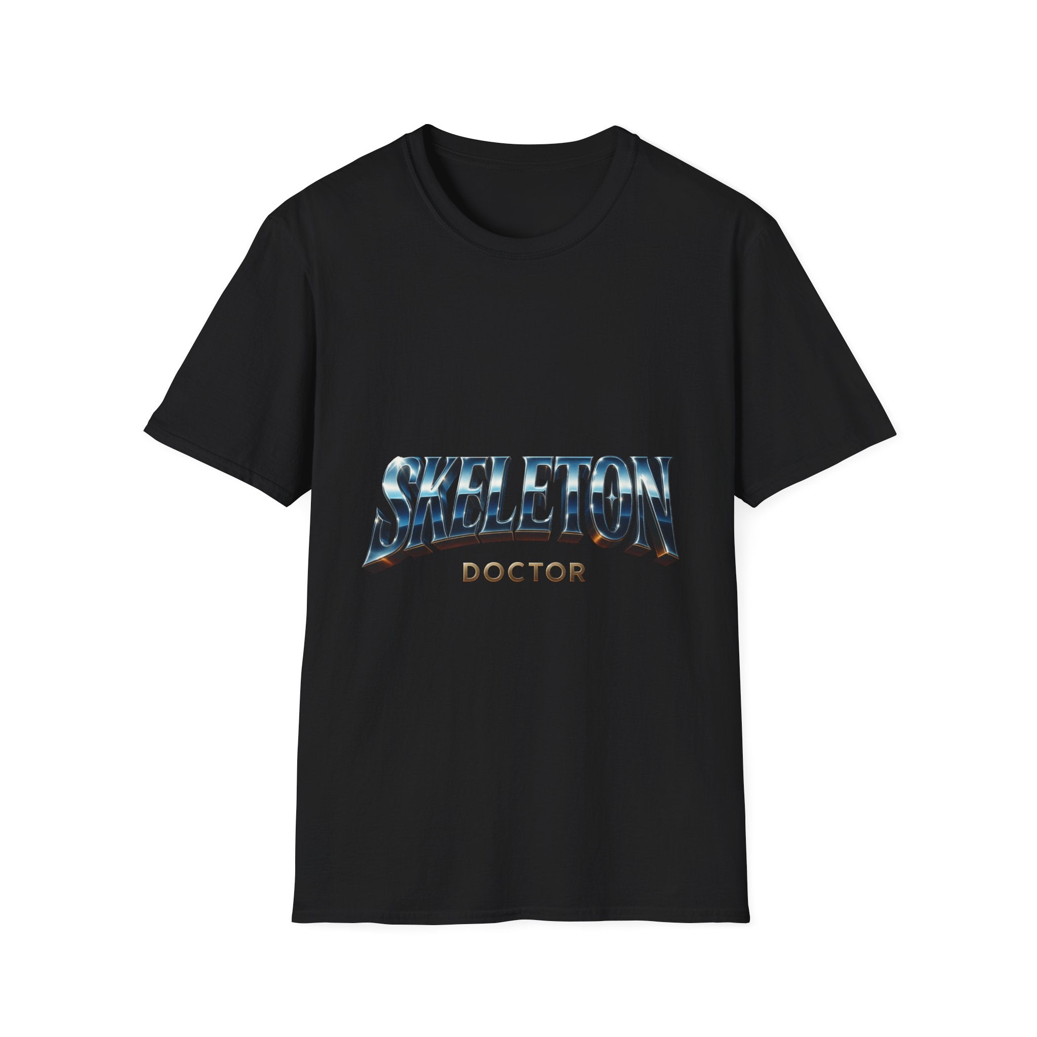 Skeleton Doctor Unisex Softstyle T-Shirt | Fun Halloween Tee, Cute Gift for Medical Professionals, Skeleton Graphic Shirt, Spooky Product vendor