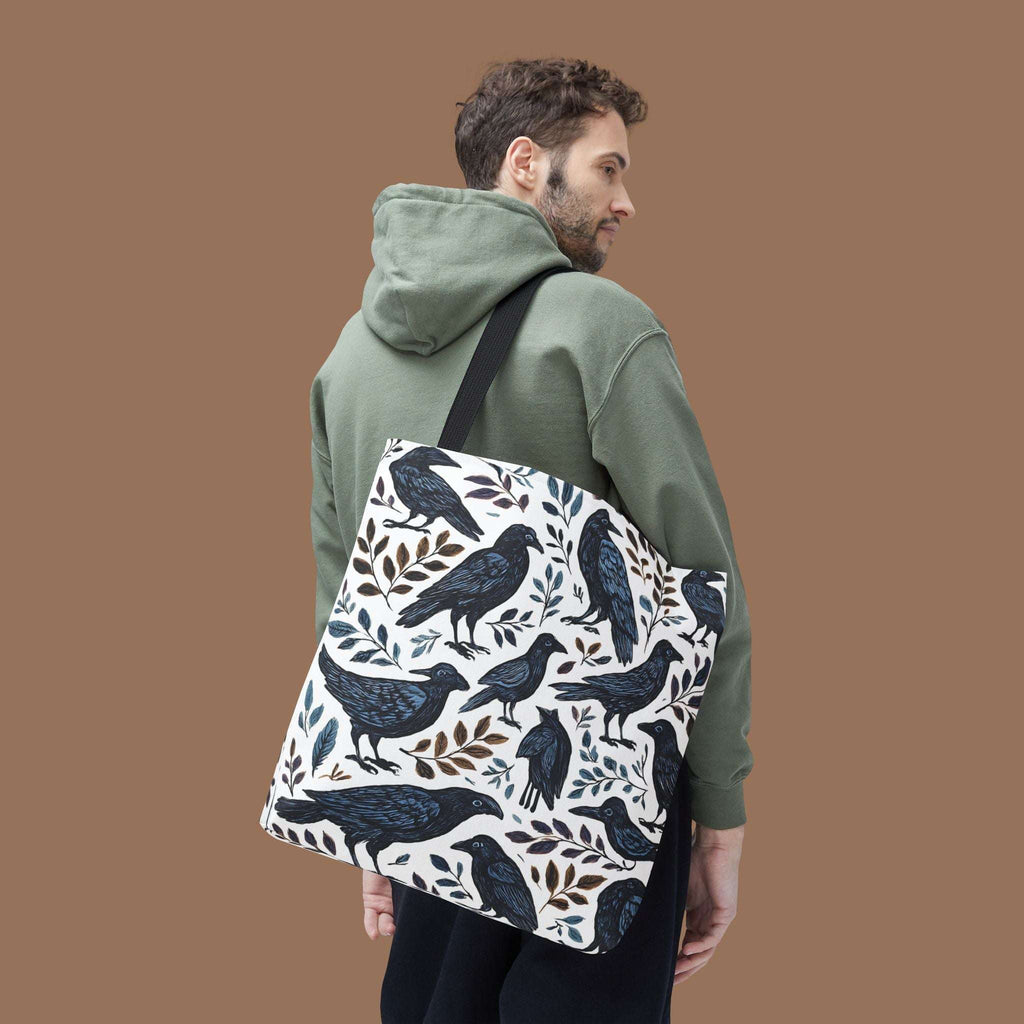 Nature-Inspired Tote Bag, Eco-Friendly Bag for Shopping, Beach, Travel, Gift for Bird Lovers, Floral Print Bag, Versatile Everyday Carry - YOUSTOMIZE