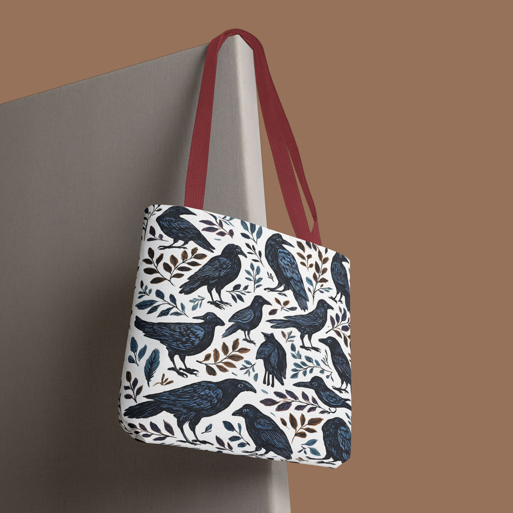 Nature-Inspired Tote Bag, Eco-Friendly Bag for Shopping, Beach, Travel, Gift for Bird Lovers, Floral Print Bag, Versatile Everyday Carry - YOUSTOMIZE