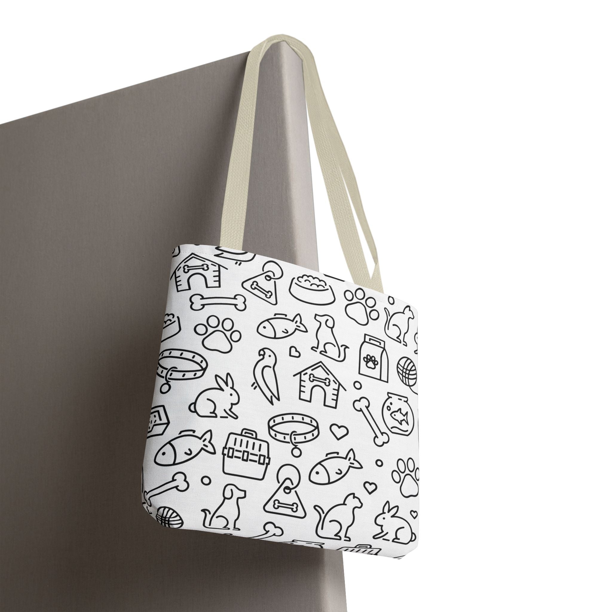 Pet Lover's All-Over Print Tote Bag - Fun Animal Design