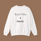 Tooth Fairy Crewneck Sweatshirt - Fun Dental Gift for Kids, Halloween Costume, Cozy Gift for Dentists, Floss On! - YOUSTOMIZE