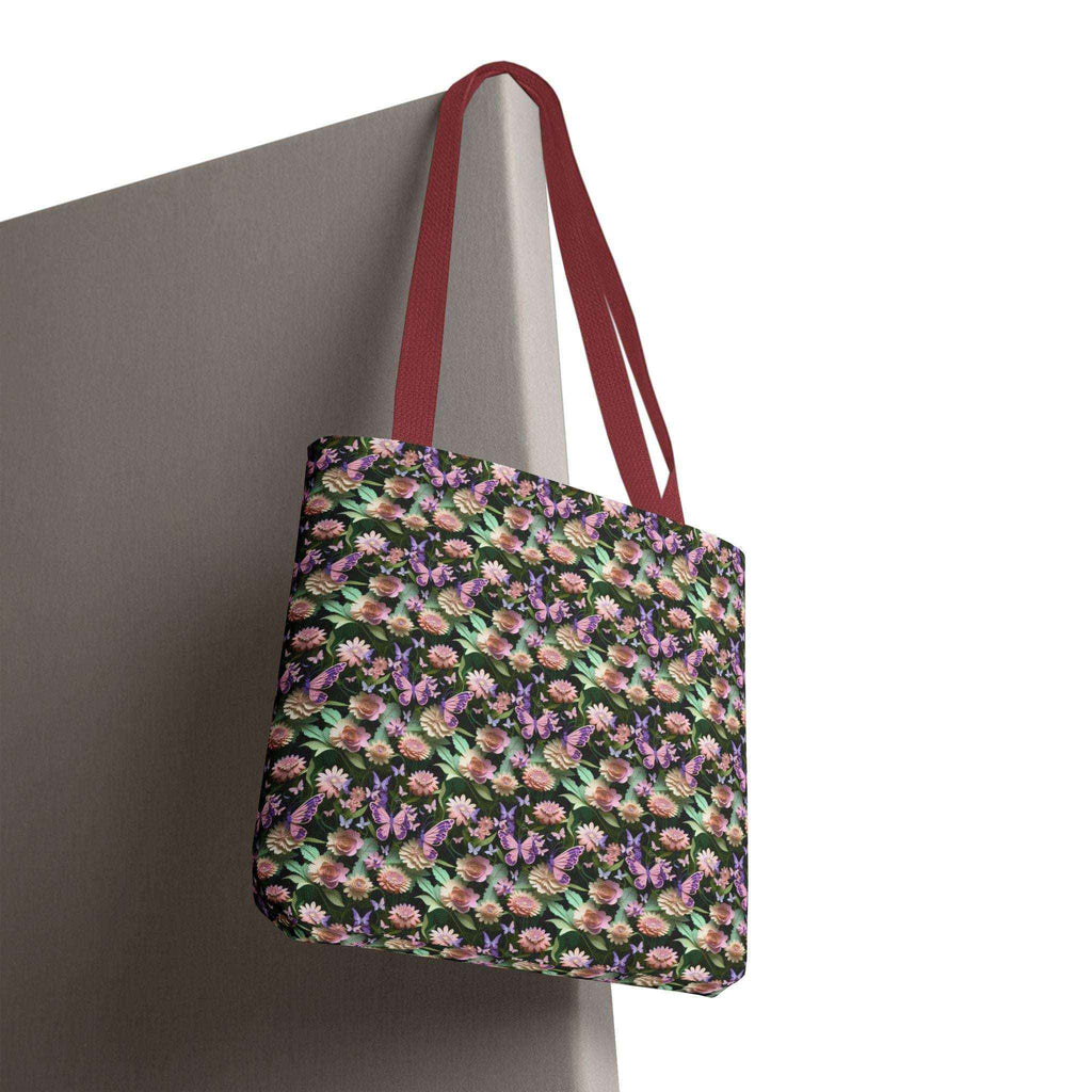Floral Pattern Tote Bag - Stylish Eco-Friendly Accessory for Everyday Use