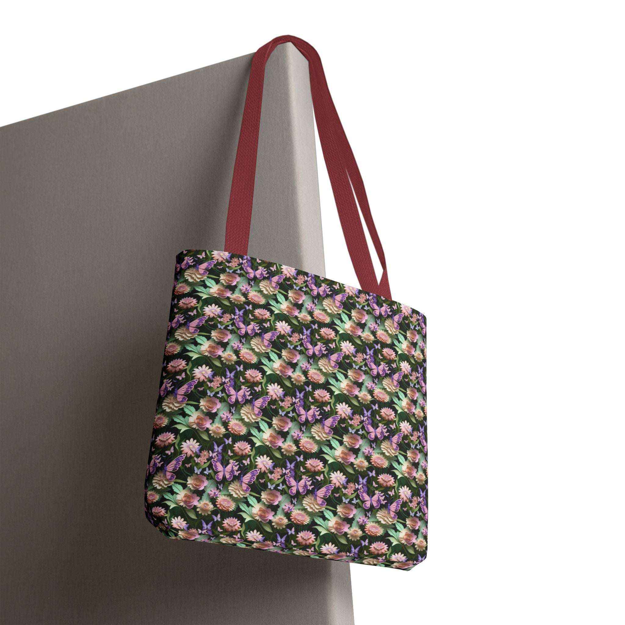 Floral Pattern Tote Bag - Stylish Eco-Friendly Accessory for Everyday Use
