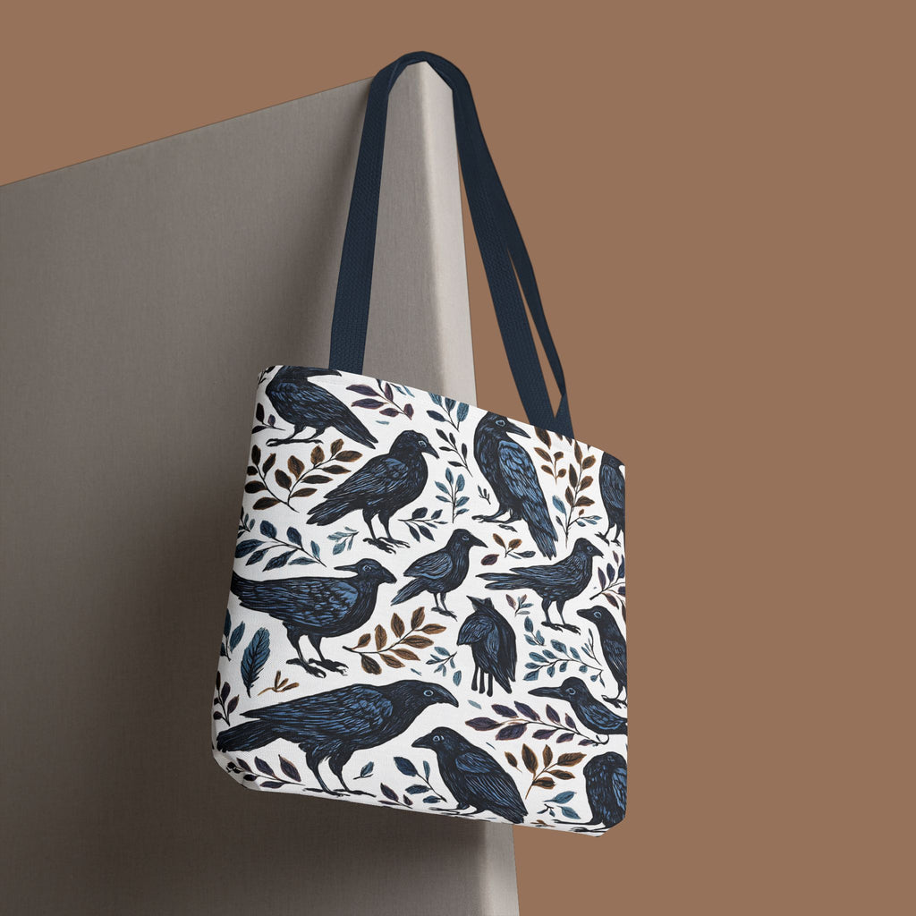 Nature-Inspired Tote Bag, Eco-Friendly Bag for Shopping, Beach, Travel, Gift for Bird Lovers, Floral Print Bag, Versatile Everyday Carry - YOUSTOMIZE