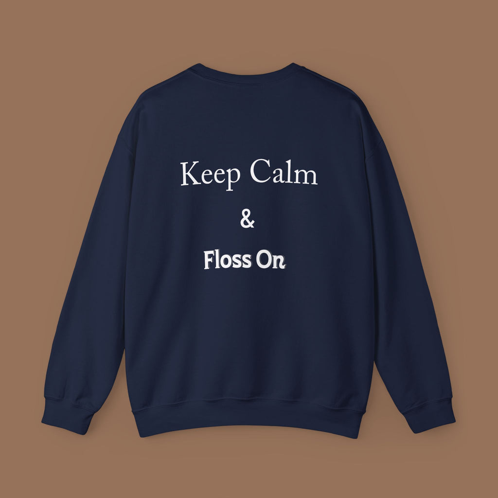 Tooth Fairy Crewneck Sweatshirt - Fun Dental Gift for Kids, Halloween Costume, Cozy Gift for Dentists, Floss On! - YOUSTOMIZE