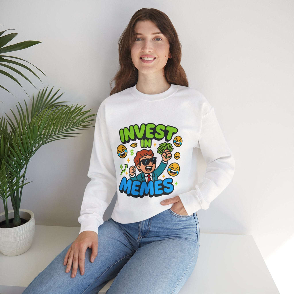 Unisex Sweatshirt - Funny Invest in Memes Design - YOUSTOMIZE