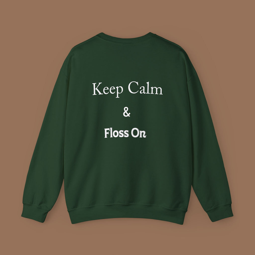 Tooth Fairy Crewneck Sweatshirt - Fun Dental Gift for Kids, Halloween Costume, Cozy Gift for Dentists, Floss On! - YOUSTOMIZE