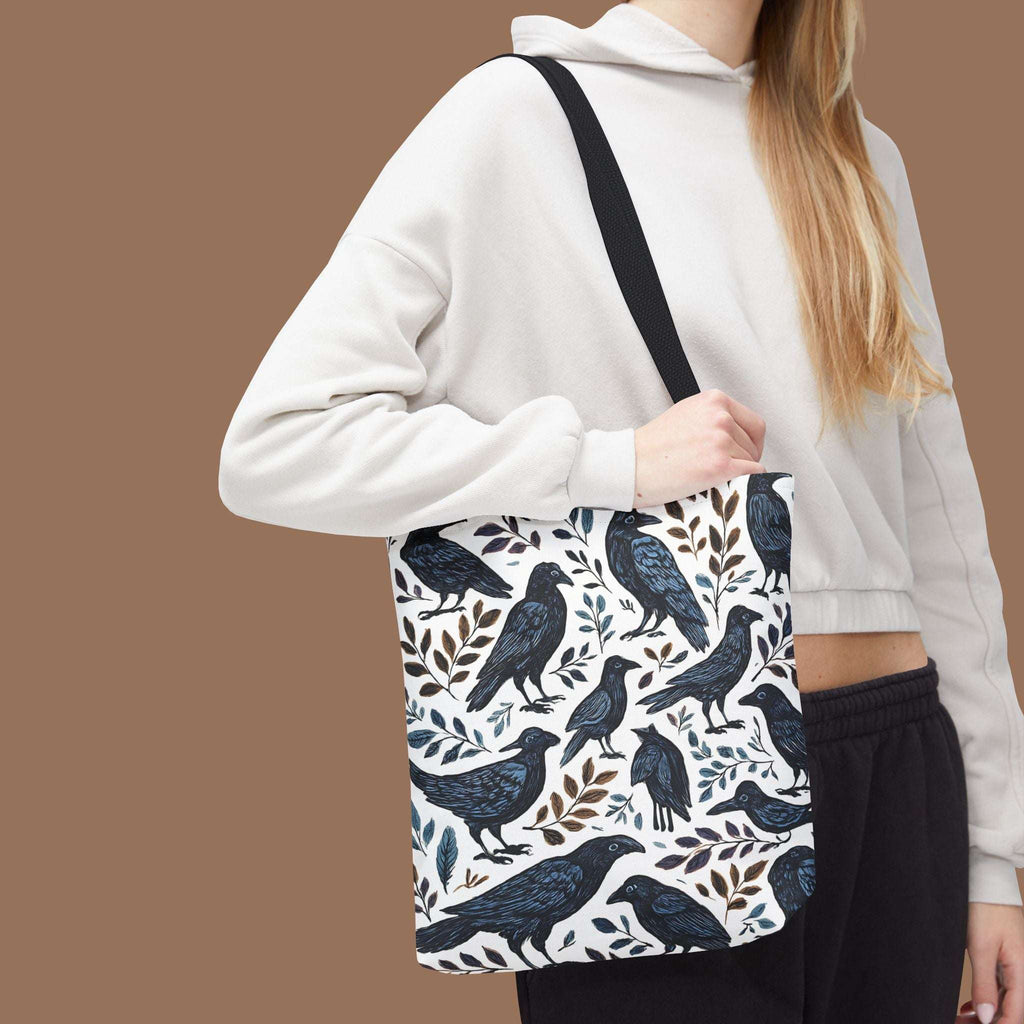 Nature-Inspired Tote Bag, Eco-Friendly Bag for Shopping, Beach, Travel, Gift for Bird Lovers, Floral Print Bag, Versatile Everyday Carry - YOUSTOMIZE
