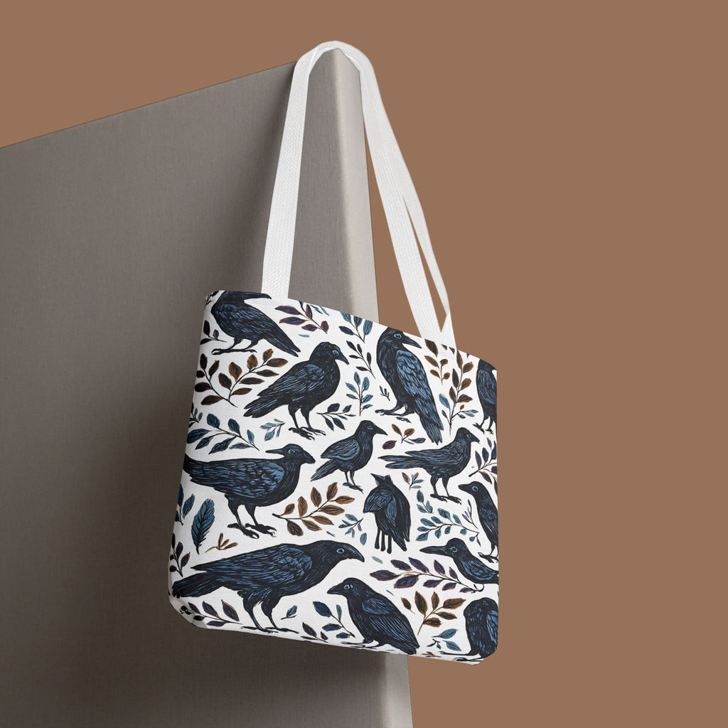 Nature-Inspired Tote Bag, Eco-Friendly Bag for Shopping, Beach, Travel, Gift for Bird Lovers, Floral Print Bag, Versatile Everyday Carry - YOUSTOMIZE