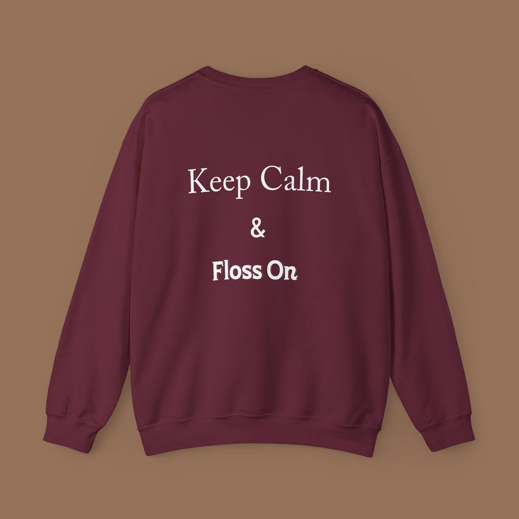 Tooth Fairy Crewneck Sweatshirt - Fun Dental Gift for Kids, Halloween Costume, Cozy Gift for Dentists, Floss On! - YOUSTOMIZE
