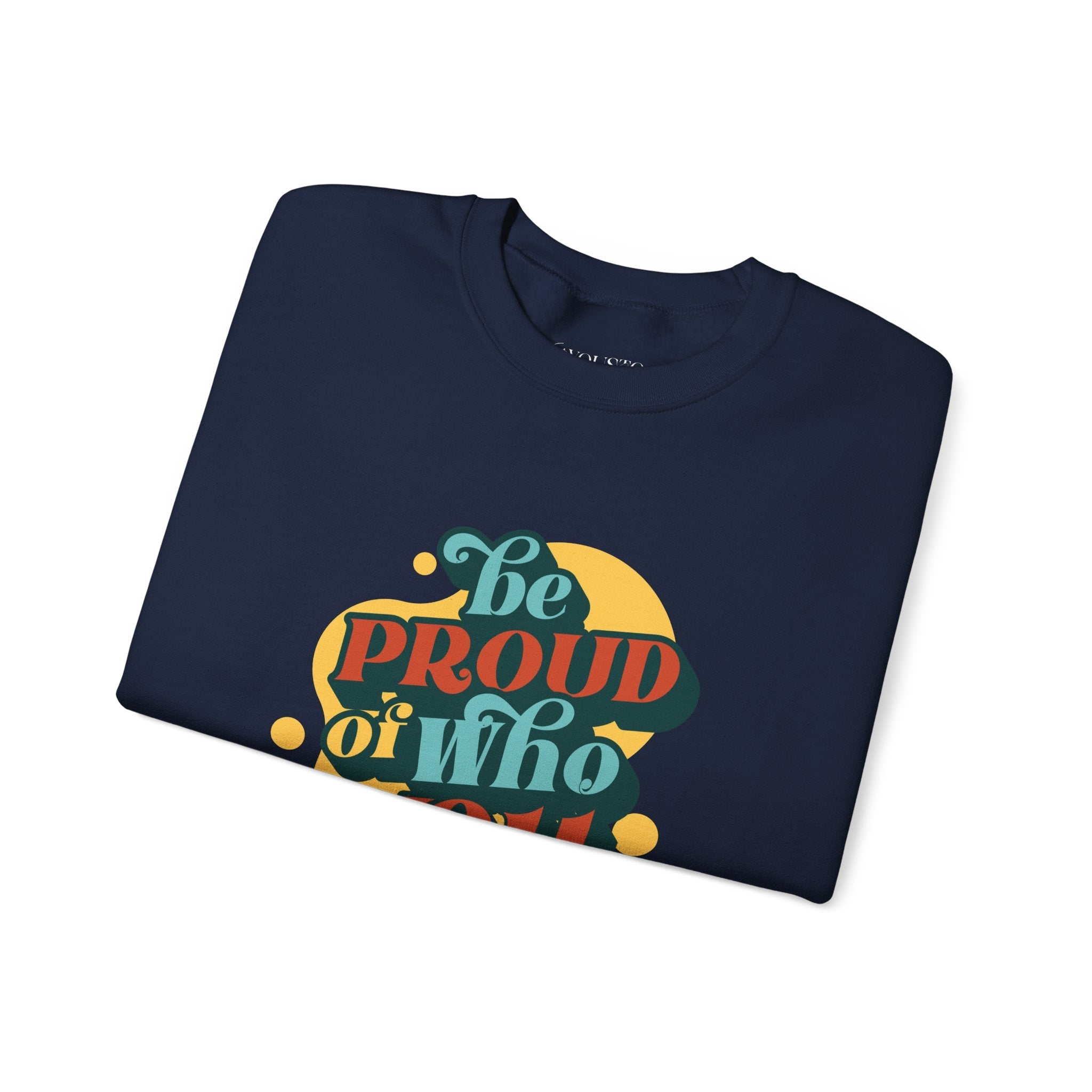 Be Proud Crewneck Sweatshirt, Unisex Pride Sweatshirt, Comfortable Casual Wear, LGBTQ+ Apparel, Gift for Friends, Everyday Inspiration Product vendor