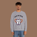 Halloween Sweatshirt with Trick or Teeth Design, Funny Fall Apparel, Unisex Cozy Wear, Perfect for Halloween Parties, Gift for Dental Lovers Product vendor