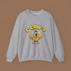 F-Caw-F Funny Chicken Sweatshirt, Unisex Crewneck, Gift for Chicken Lovers, Casual Wear, Cozy Outfit