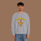 F-Caw-F Funny Chicken Sweatshirt, Unisex Crewneck, Gift for Chicken Lovers, Casual Wear, Cozy Outfit