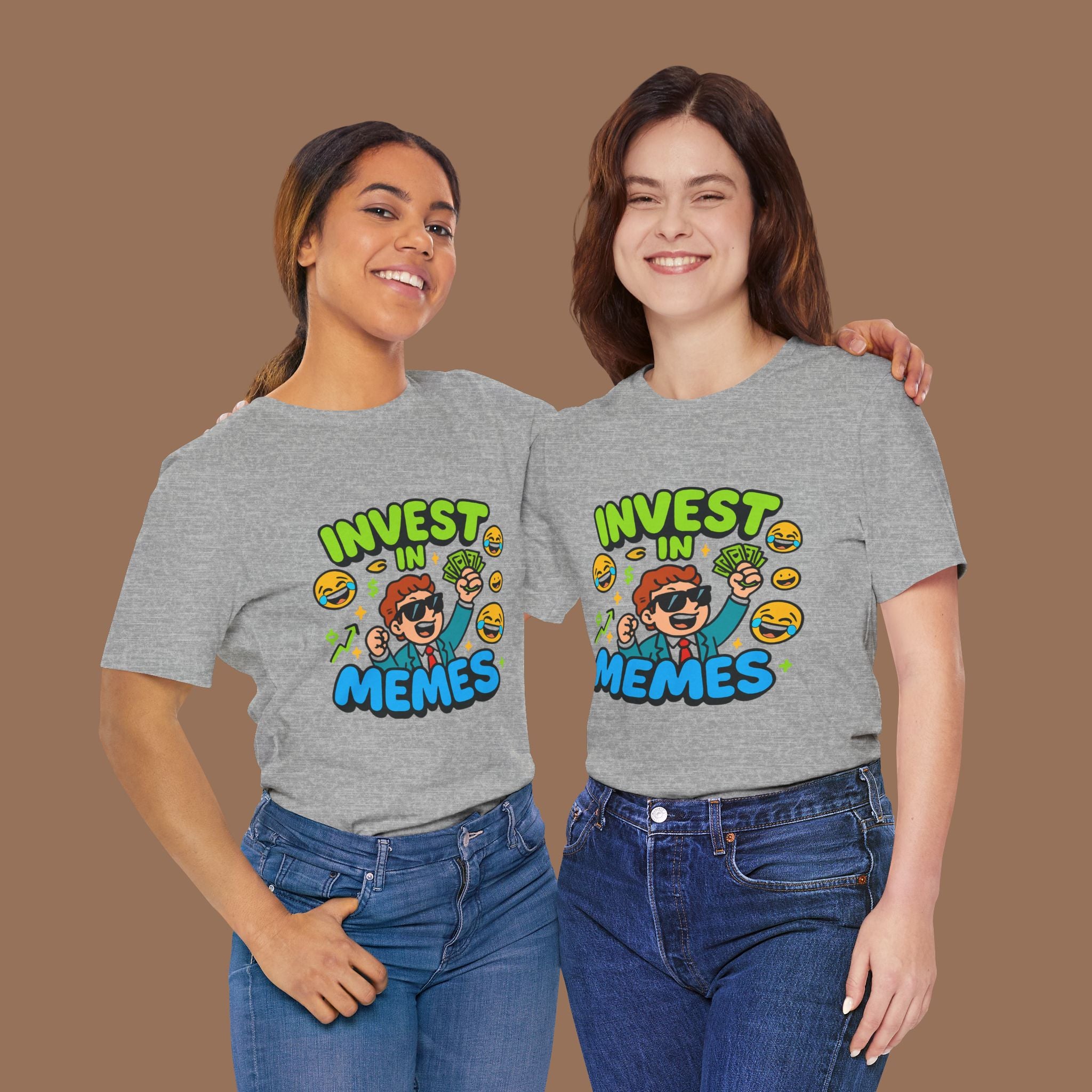 Meme Unisex Tee - Invest in Memes, Funny Shirt - YOUSTOMIZE