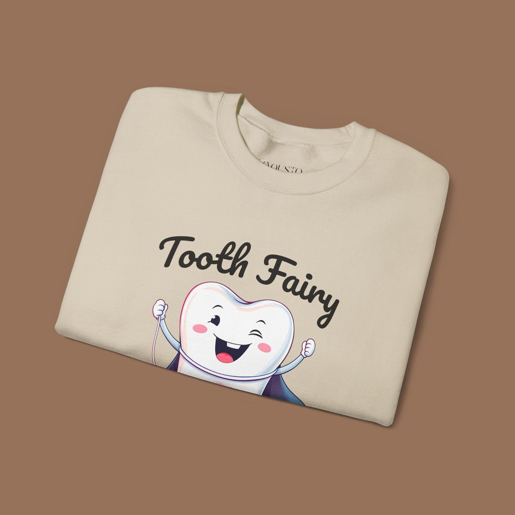 Tooth Fairy Sweatshirt - Fun Gift for Dentist Humor, Ideal for Halloween, Birthdays, Cozy Wear, Family Activities Product vendor