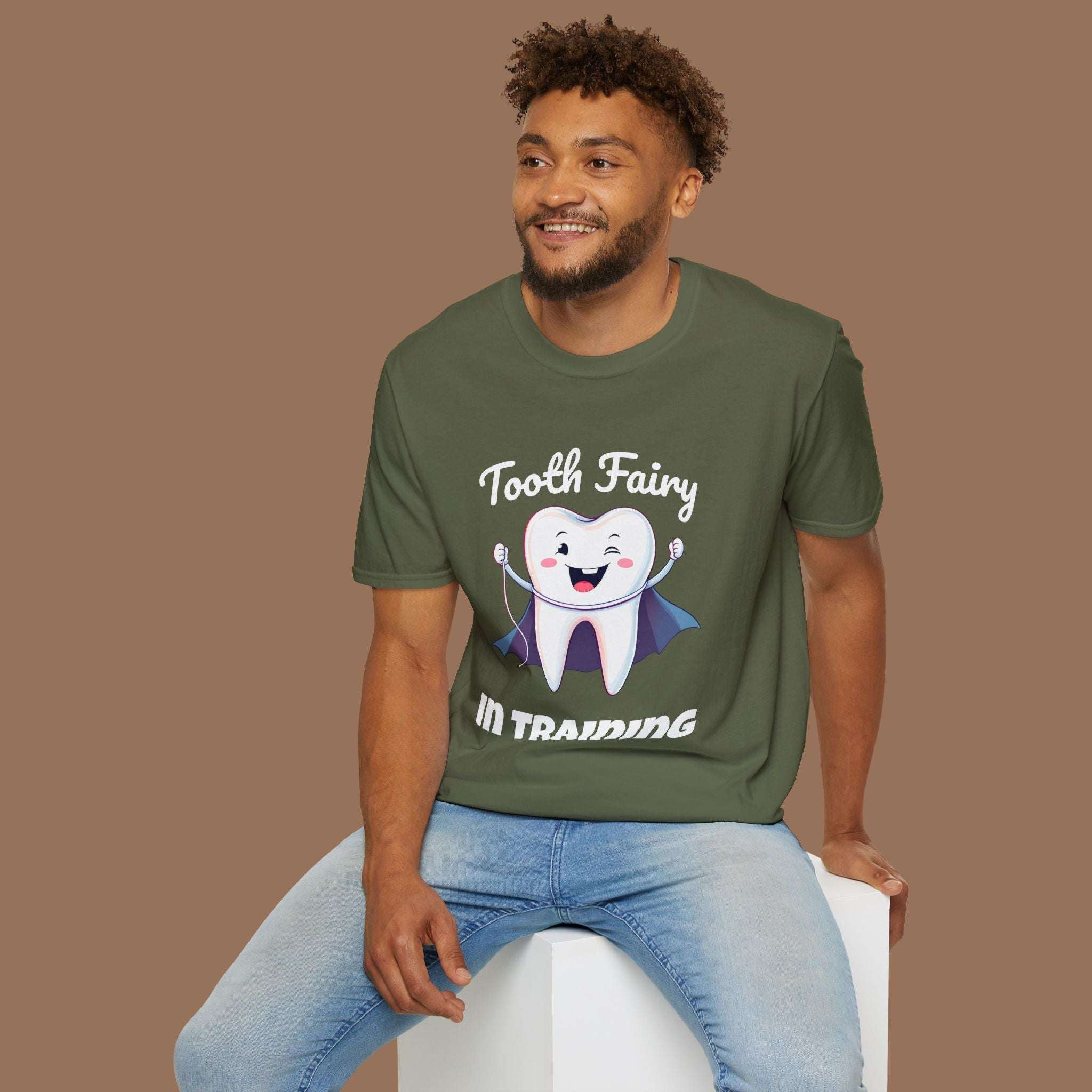 Tooth Fairy T-Shirt - Fun Gift for Dentist Humor, Ideal for Halloween, Birthdays - YOUSTOMIZE
