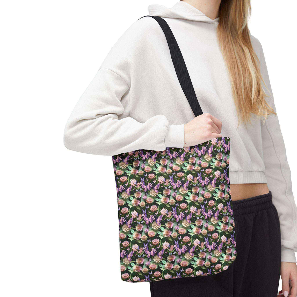 Floral Pattern Tote Bag - Stylish Eco-Friendly Accessory for Everyday Use