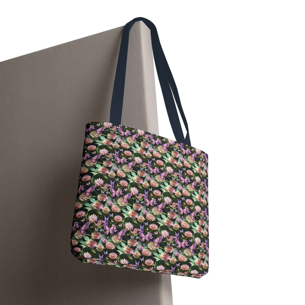 Floral Pattern Tote Bag - Stylish Eco-Friendly Accessory for Everyday Use