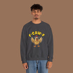 F-Caw-F Funny Chicken Sweatshirt, Unisex Crewneck, Gift for Chicken Lovers, Casual Wear, Cozy Outfit
