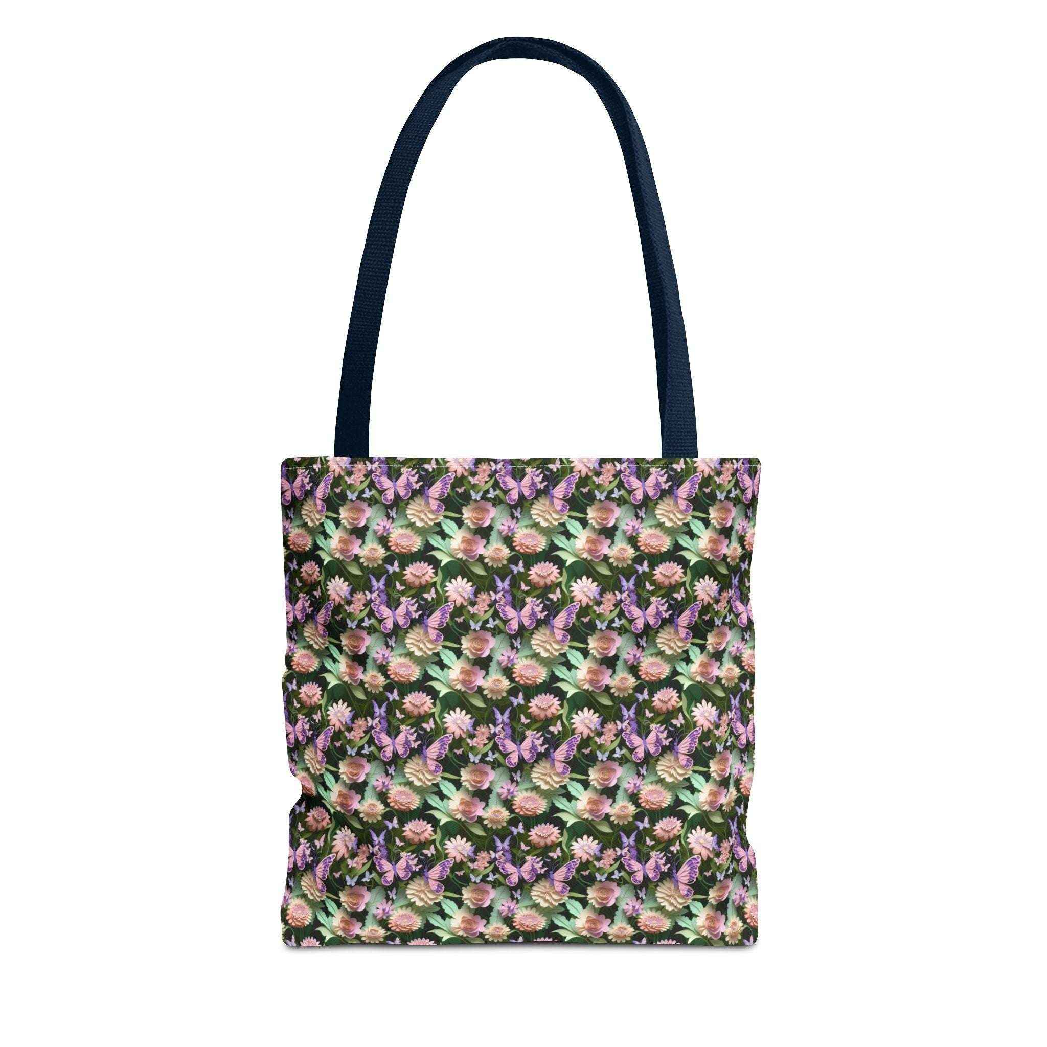 Floral Pattern Tote Bag - Stylish Eco-Friendly Accessory for Everyday Use