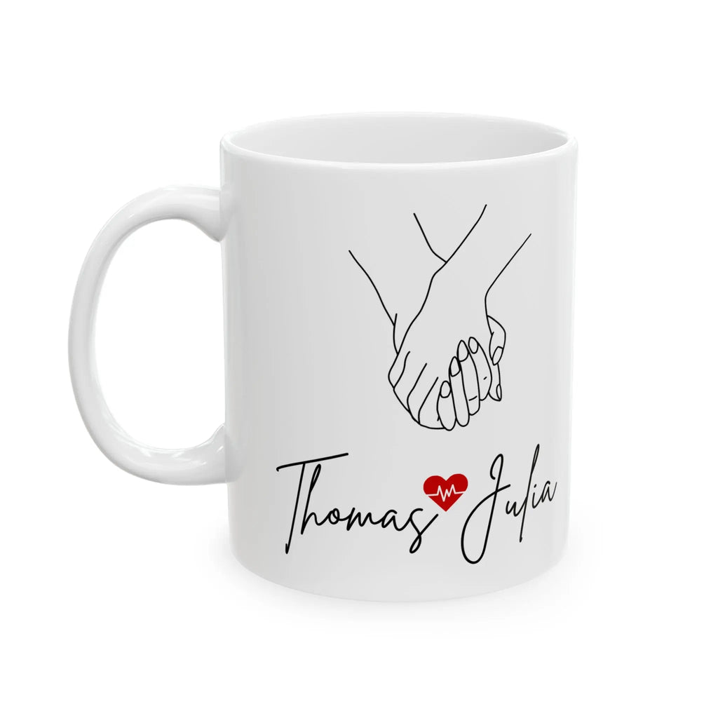 Couple Mug, Personalized Heartbeat Product vendor