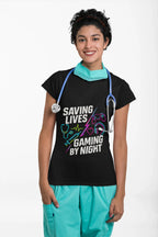 Gaming by Night Unisex T-Shirt | Perfect for Gamers, Medical Professionals, Casual Wear, Gift, Birthday Product vendor
