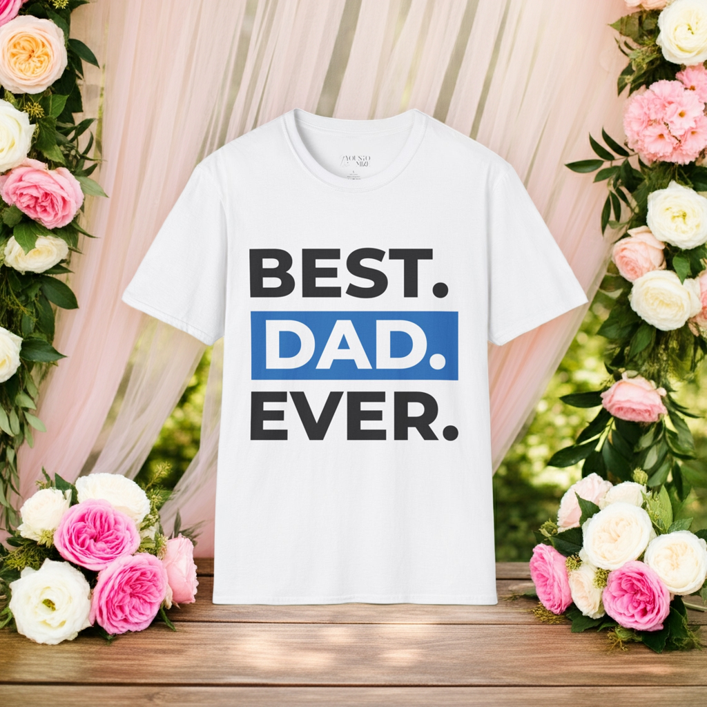 Best Dad Ever Unisex T-Shirt - Father's Day Gift for Best Daddy - YOUSTOMIZE