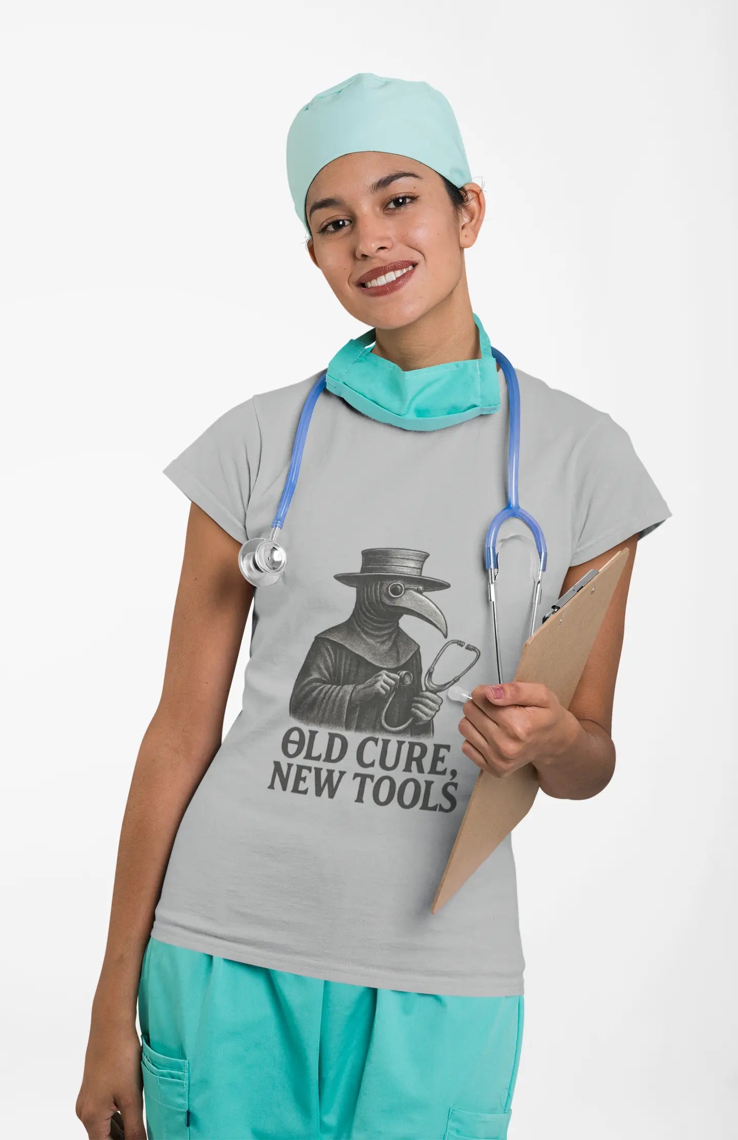 Vintage Plague Doctor T-Shirt - Funny Graphic Tee for Medical Professionals and Halloween Costume - Unisex Casual Wear Product vendor