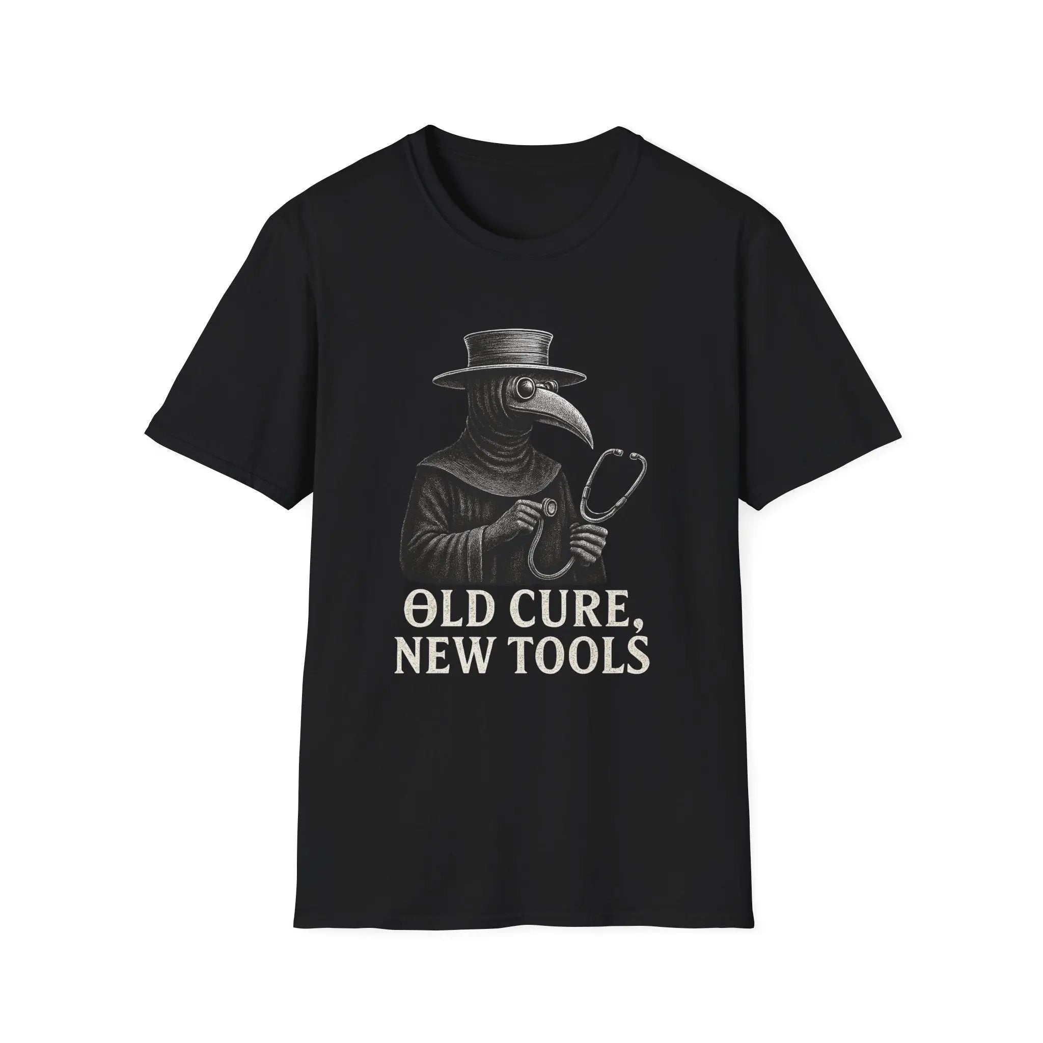 Vintage Plague Doctor T-Shirt - Funny Graphic Tee for Medical Professionals and Halloween Costume - Unisex Casual Wear Product vendor