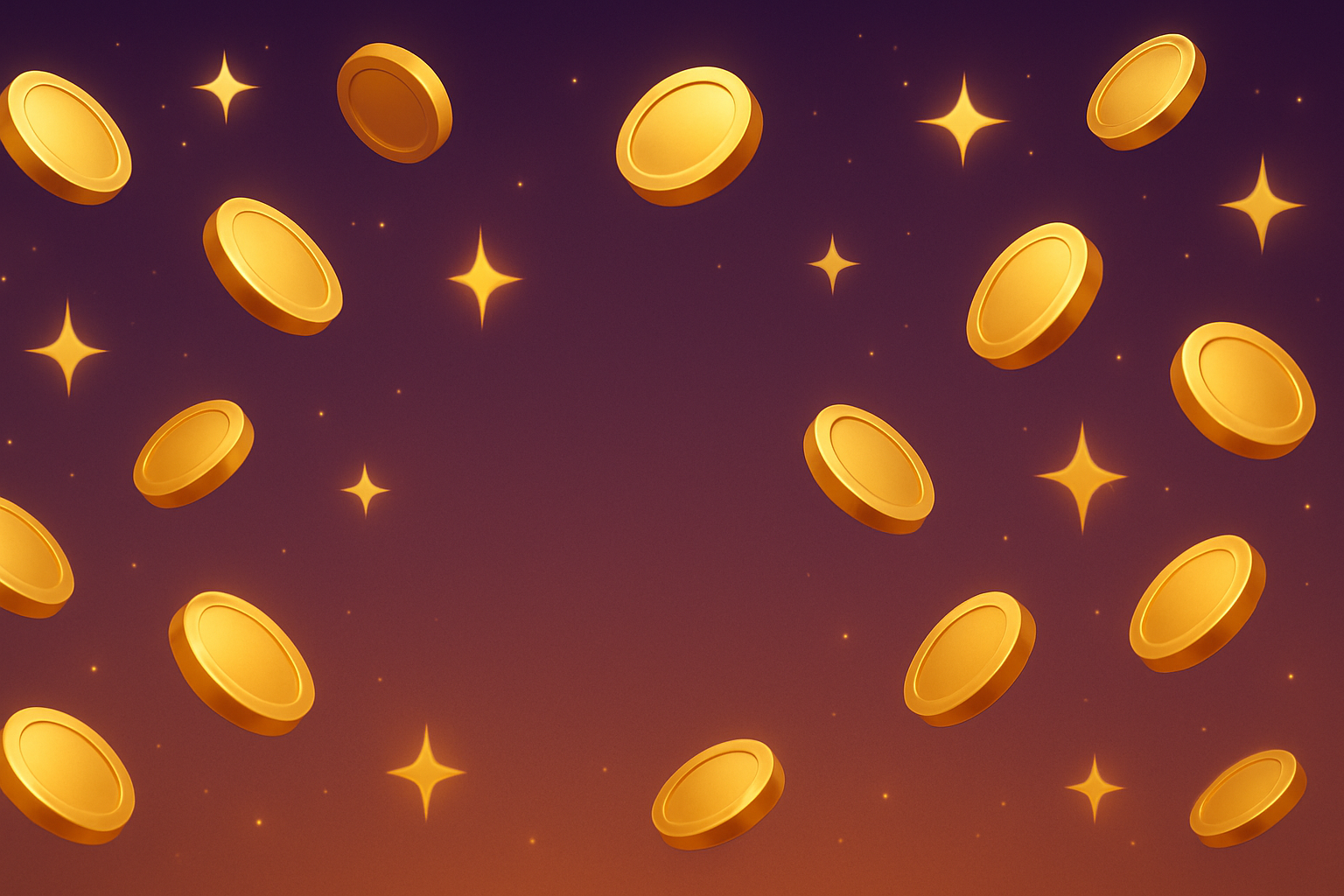 Gold Coins Rewards Background